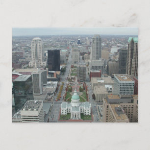 Carte Postale Vue du haut de la Gateway Arch, St. Louis