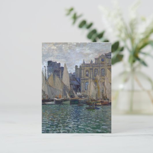 Carte Postale Vue du Havre par Claude Monet (Debout devant)