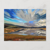 CARTE POSTALE VUE DU LAC (Devant)