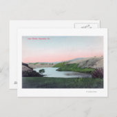 Carte Postale Vue du lac ChabotHayward, CA (Devant / Derrière)