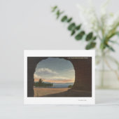 Carte Postale Vue du lac depuis le tunnel de Cave Rock (Debout devant)