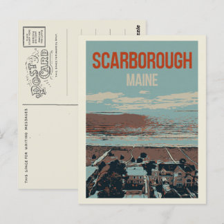 Carte Postale Vue du littoral Scarborough Maine USA