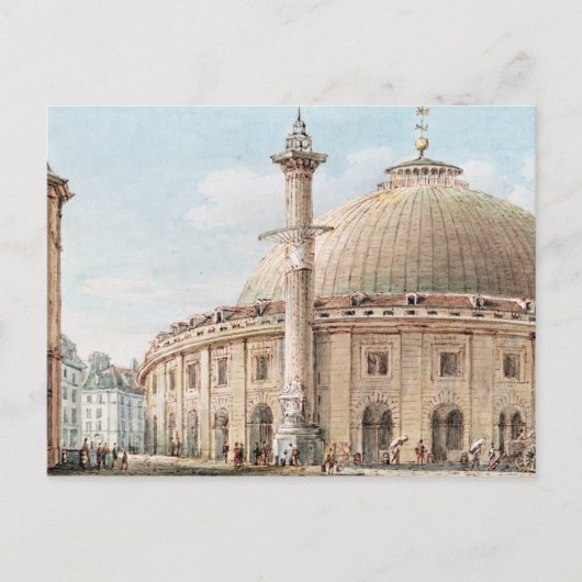 Carte Postale Vue du marché des céréales (Devant)