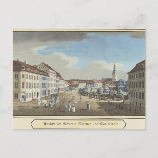 Carte Postale Vue du marché Hackescher (Devant)