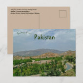 Carte Postale Vue Du Monastère De Jaulian Pakistan (Devant / Derrière)