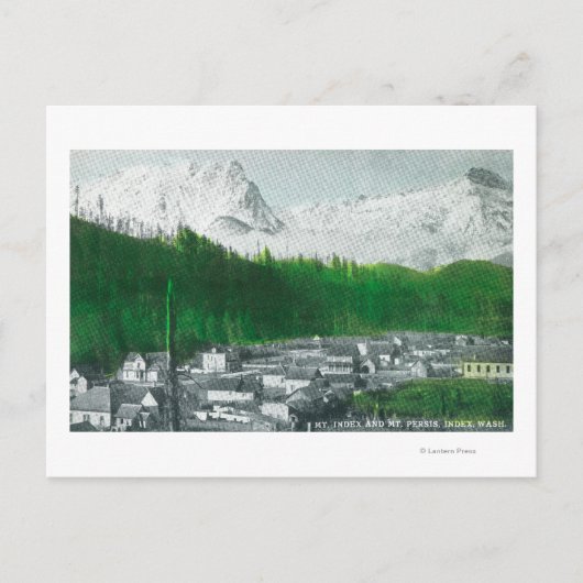 Carte Postale Vue du mont Index et du mont Persis (Devant)