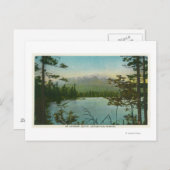 Carte Postale Vue du Mont Katahdin, pic le plus bas du Maine (Devant / Derrière)