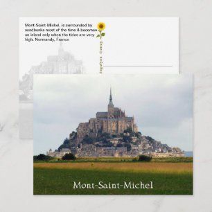 Carte Postale Vue du Mont-Saint-Michel, Normandie, France