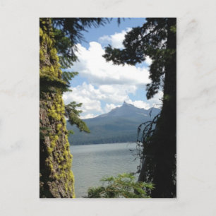 Carte Postale Vue du Mont Thielsen sur le lac Diamond.