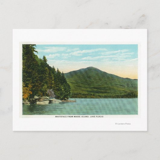 Carte Postale Vue du mont Whiteface de l'île Moose (Devant)