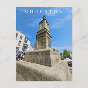 Carte postale vue du monument aux morts de Chepsto
