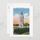 Carte Postale Vue du monument commémoratif Champlain (Devant / Derrière)