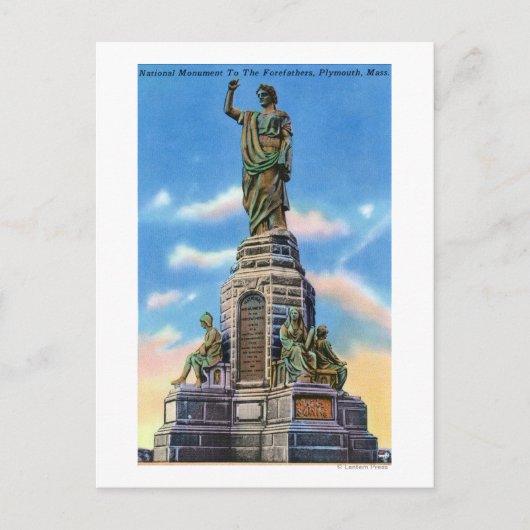 Carte Postale Vue du monument de Nat'l aux ancêtres américains (Devant)