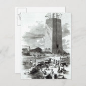 Carte Postale Vue du monument de Washington (Devant / Derrière)