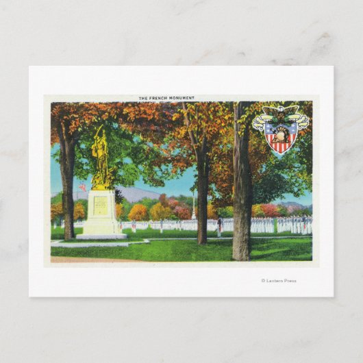 Carte Postale Vue du Monument Français, Soldats en (Devant)