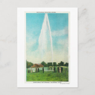 Carte Postale Vue du Myrtledale Geyser aux sources thermales