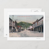 Carte Postale Vue du nord de B StreetSan Rafael, CA (Devant / Derrière)