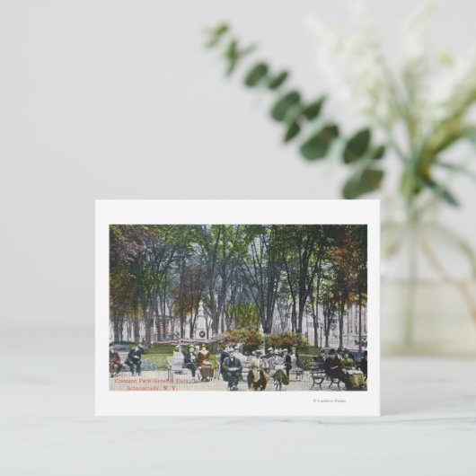 Carte Postale Vue du parc Crescent (Debout devant)