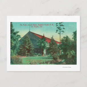 Carte Postale Vue du parc du dépôt d'arcade SP RR