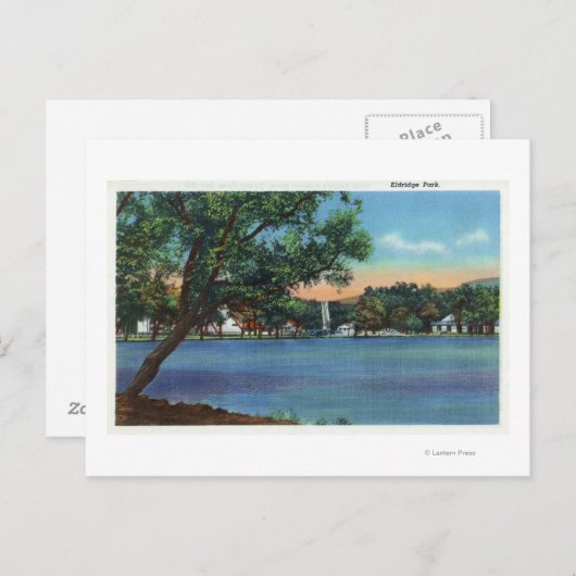 Carte Postale Vue du parc Eldridge (Devant / Derrière)