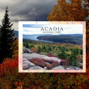 Carte Postale Vue du parc national de l'Acadia de Gorham Mountai