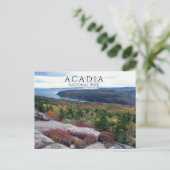 Carte Postale Vue du parc national de l'Acadia de Gorham Mountai (Debout devant)