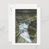 Carte Postale Vue du parc national des Chutes Diamond (Devant / Derrière)