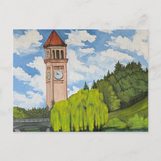 Carte Postale Vue du parc River Front  (Devant)
