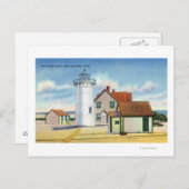 Carte Postale Vue du phare de Race Point (Devant / Derrière)