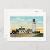 Carte Postale Vue du phare North Truro Highland (Devant / Derrière)