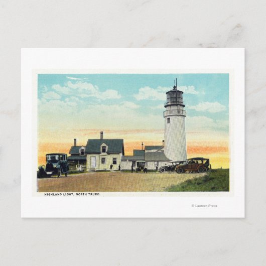 Carte Postale Vue du phare North Truro Highland (Devant)