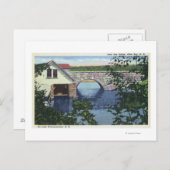 Carte Postale Vue du pont Back Bay (Devant / Derrière)