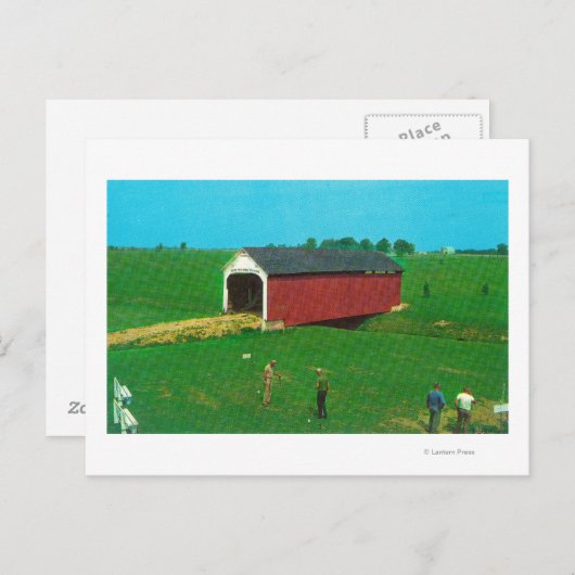 Carte Postale Vue du pont Catlin (Devant / Derrière)