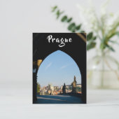 Carte Postale Vue du pont Charles à Prague (Debout devant)