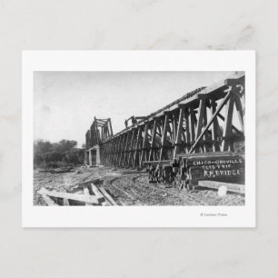 Carte Postale Vue du pont Chico-Oroville