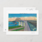 Carte Postale Vue du pont de la Paix (Devant / Derrière)