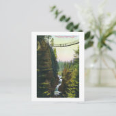 Carte Postale Vue du pont de suspension de Lynn Canyon (Debout devant)