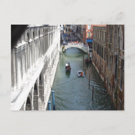 Carte Postale Vue du Pont des Soupirs, Venise (Devant)