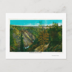 Carte Postale Vue du pont Hurricane Gulch, Alaska