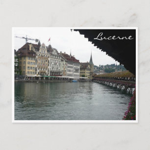 Carte Postale vue du pont lucerne