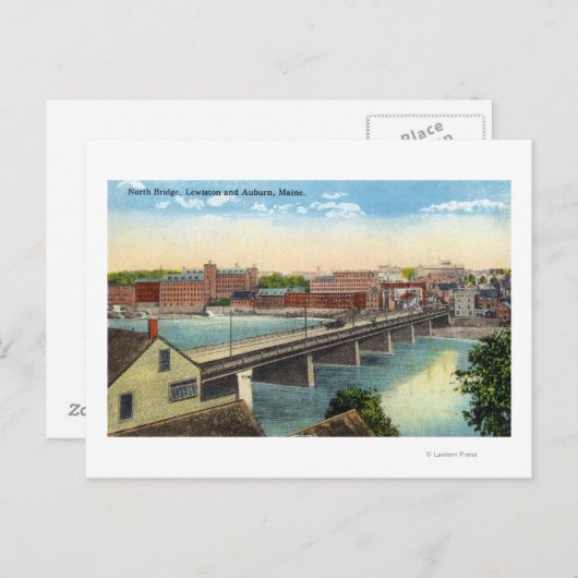 Carte Postale Vue du pont Nord (Devant / Derrière)