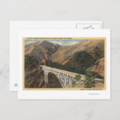 Carte Postale Vue du pont Pacific Hwy sur Shasta (Devant / Derrière)