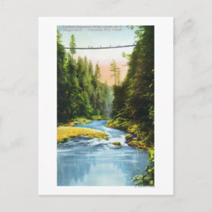 Carte Postale Vue du pont suspendu de Capilano # 2