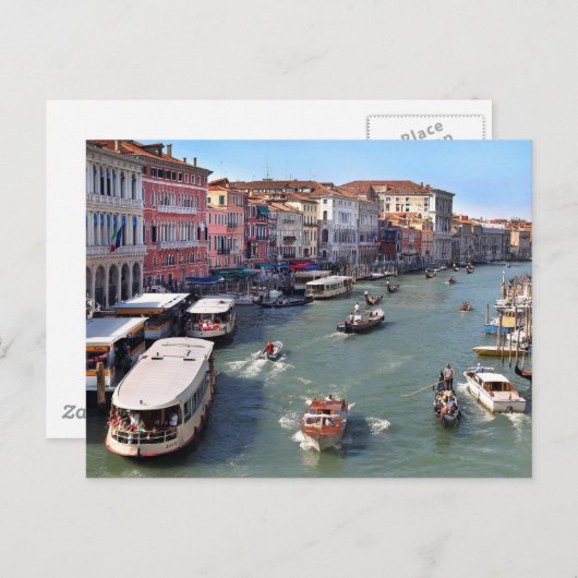 CARTE POSTALE VUE DU PONT VENICE RIALTO (Devant / Derrière)