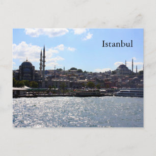 Carte Postale Vue du port d'Istanbul