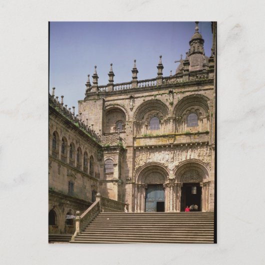 Carte Postale Vue du portail du transept sud commencé c.1100 (Devant)