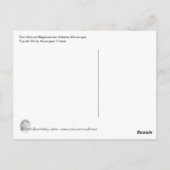 Carte Postale Vue du Puy de Dôme (Dos)