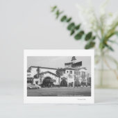 Carte Postale Vue du restaurant Hollywood, CA Brown Derby (Debout devant)