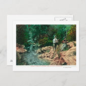 Carte Postale Vue du ruisseau Coyote à Gilroy Hot Springs (Devant / Derrière)