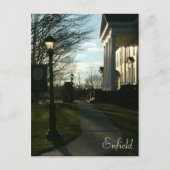 Carte Postale Vue du soir Enfield Town Hall, Connecticut (Devant)